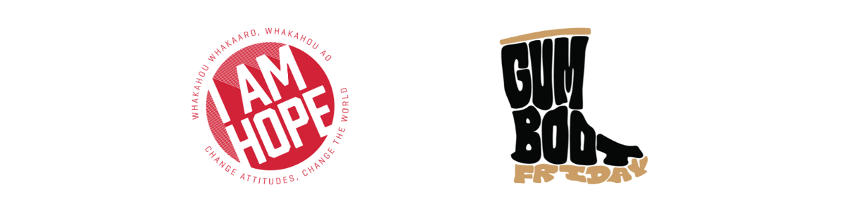 I Am Hope and Gumboot Friday logos